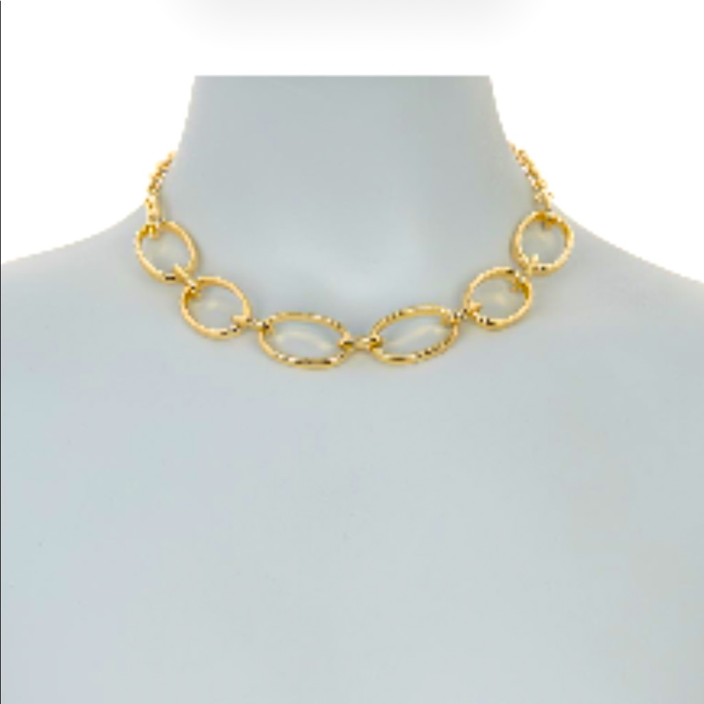 Halogen Statement Link Necklace